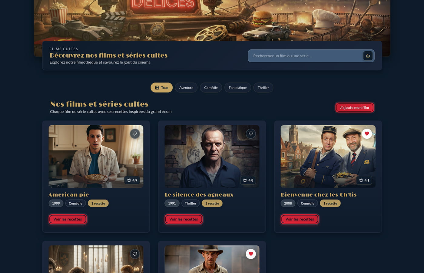 Ciné Délices — Détail