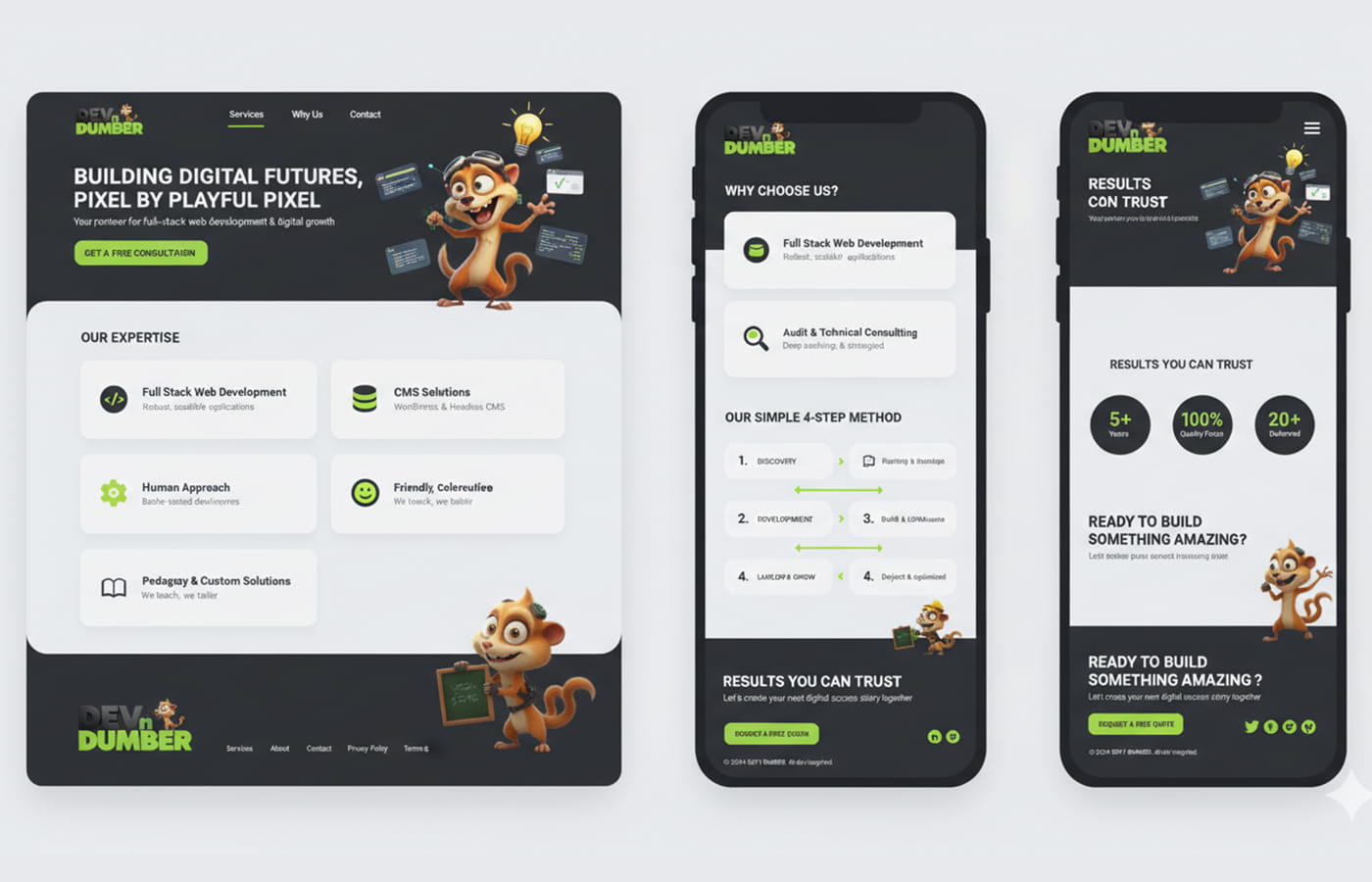 Dev N'Dumber — Interface