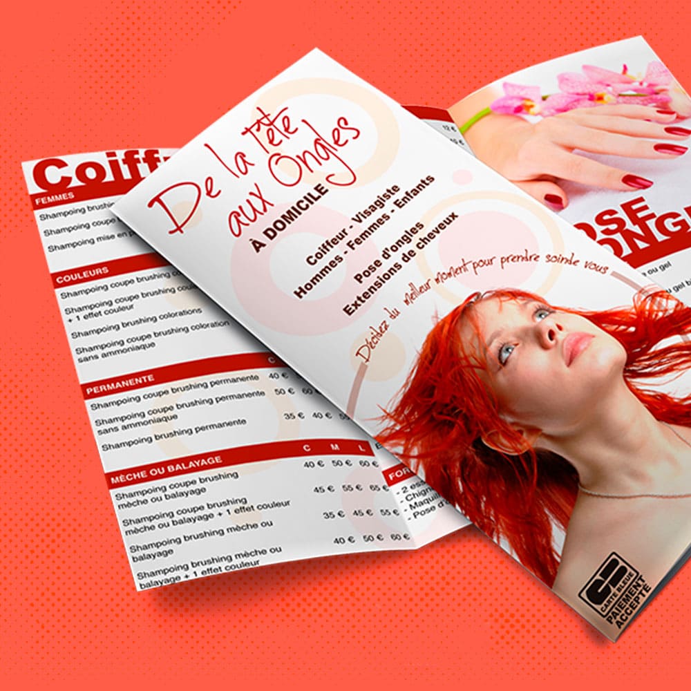 Dépliant Tête aux Ongles