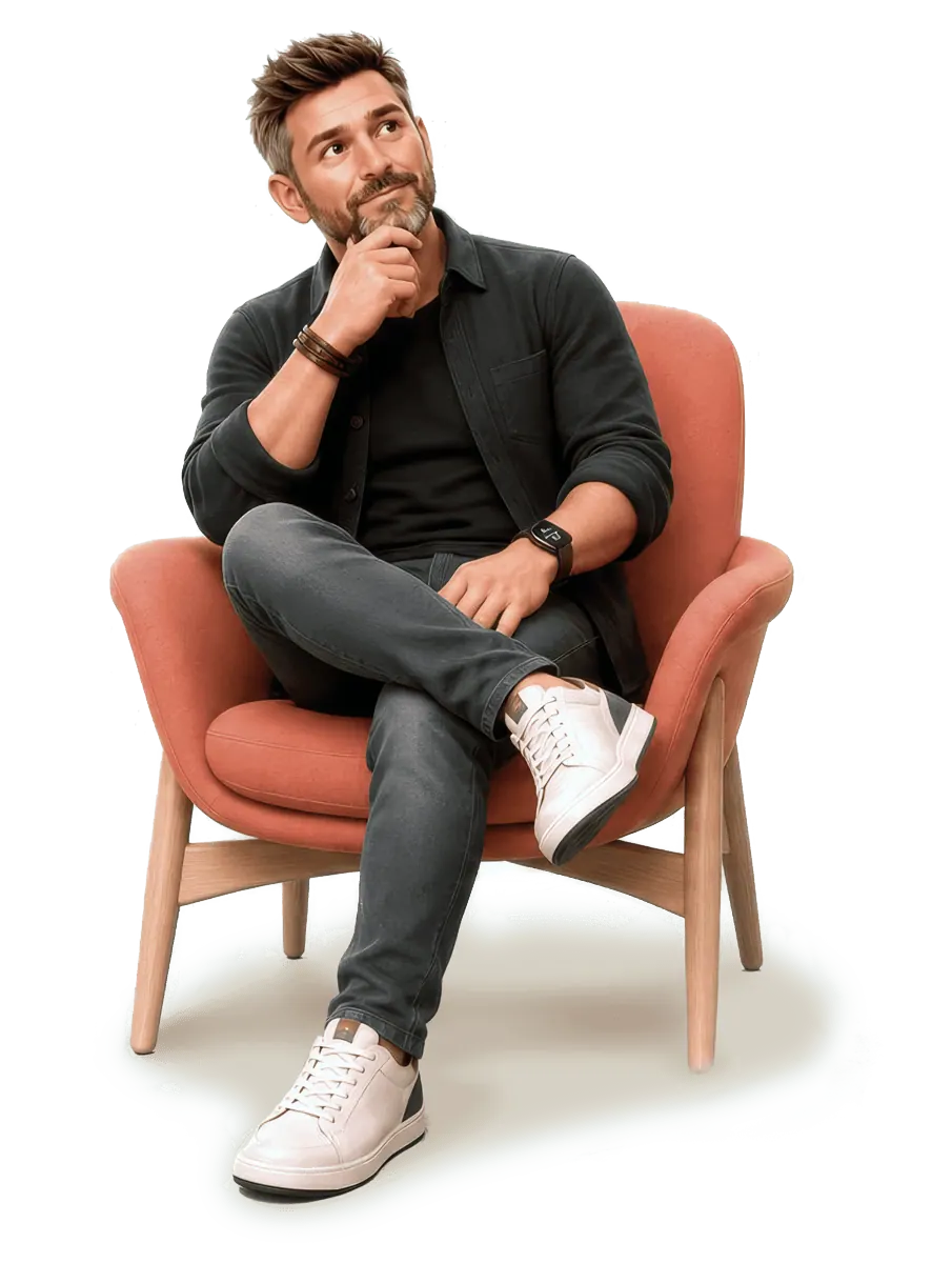 Sébastien Maurice, en réflexion